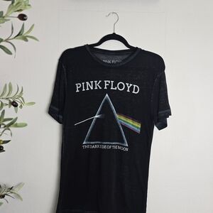 Pink Floyd Black and Teal T-Shirt
